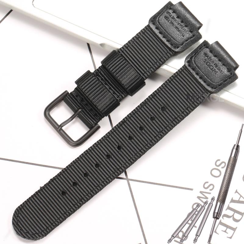 Watchband for Casio G-Shock GA100/110/120/150/200/400 GD-100/110/120 DW-5600 GW-6900 Bracelet 16mm Nylon Strap
