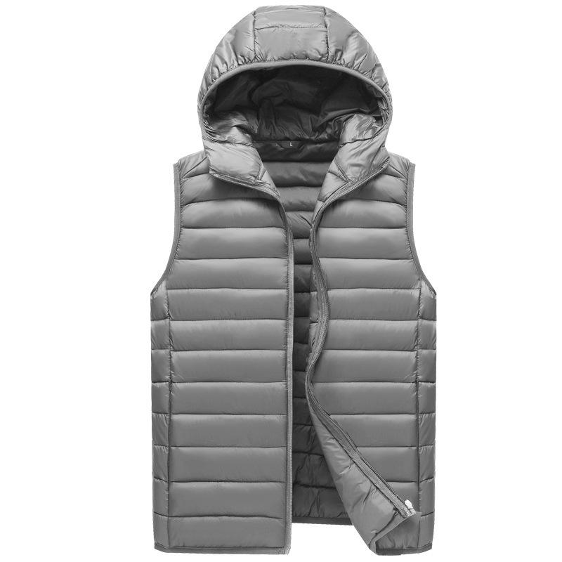 Men's Cross-Border Heated Sleeveless Down Vest - Autumn/Winter Cotton Outerwear