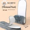 5 Pairs of Winter Fleece-Lined Insoles - Thick, Plush, Cold-Proof, and Warm for Women