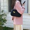 Women's Shoulder Bags Versatile Commuting Handbags Fashion Black Leather Top Handle Bags Retro Female Underarm Bags  New