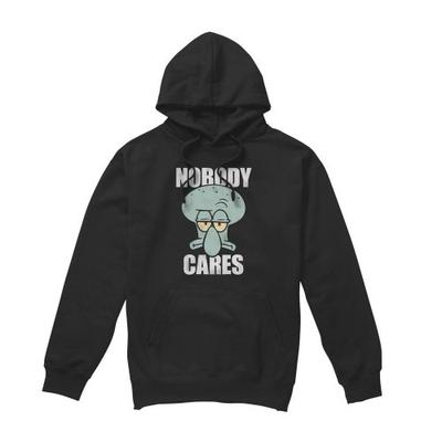 SpongeBob SquarePants Mens Nobody Cares Meme Hoodie