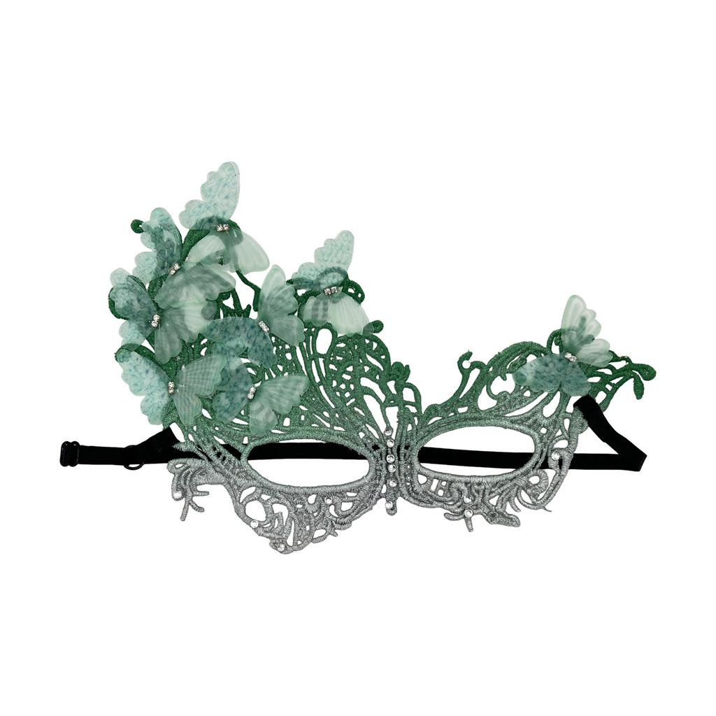 Gradient Butterfly Masquerade Mask 2026 Sexy Lace Half Face Rhinestone Cosplay Mask For Performance Party Prom Wedding Decors