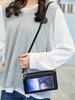 RFID Blocking Touch Screen Mobile Phone Bag, Functional Crossbody Long Wallet, Women's Mini Coin Purse