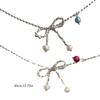 Elegant Bowknot Necklace Stylish Charm Necklace Versatile Jewelry Alloy Material Perfect for Daily Wear Parties and Date