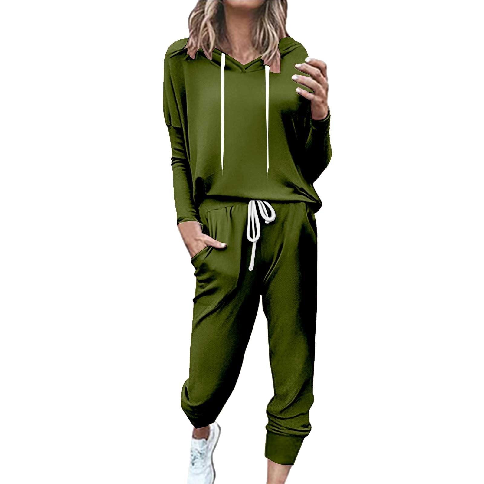 

Женский однотонный спортивный костюм из 2 предметов, удобная толстовка с капюшоном, спортивные штаны для занятий йогой и йогой L