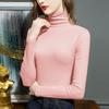 Autumn and winter turtleneck bottoming shirt women's long-sleeved women's clothing women's double-sided German velvet velvet thermal top