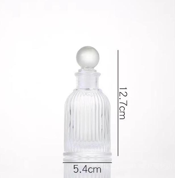 150ml Transparent Mini Glass Bottle for Liquor, Cold Brew Coffee, Fruit Wine, and Dispensing, with Sealed Two Ounce Capacity