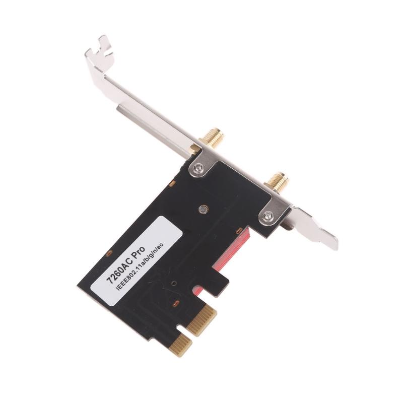 Band 2.4G/5Ghz Wifi For  7260AC Wireless 7260 802.11ac 867Mbps WIFI -compatible 4.0 Card with Antenna