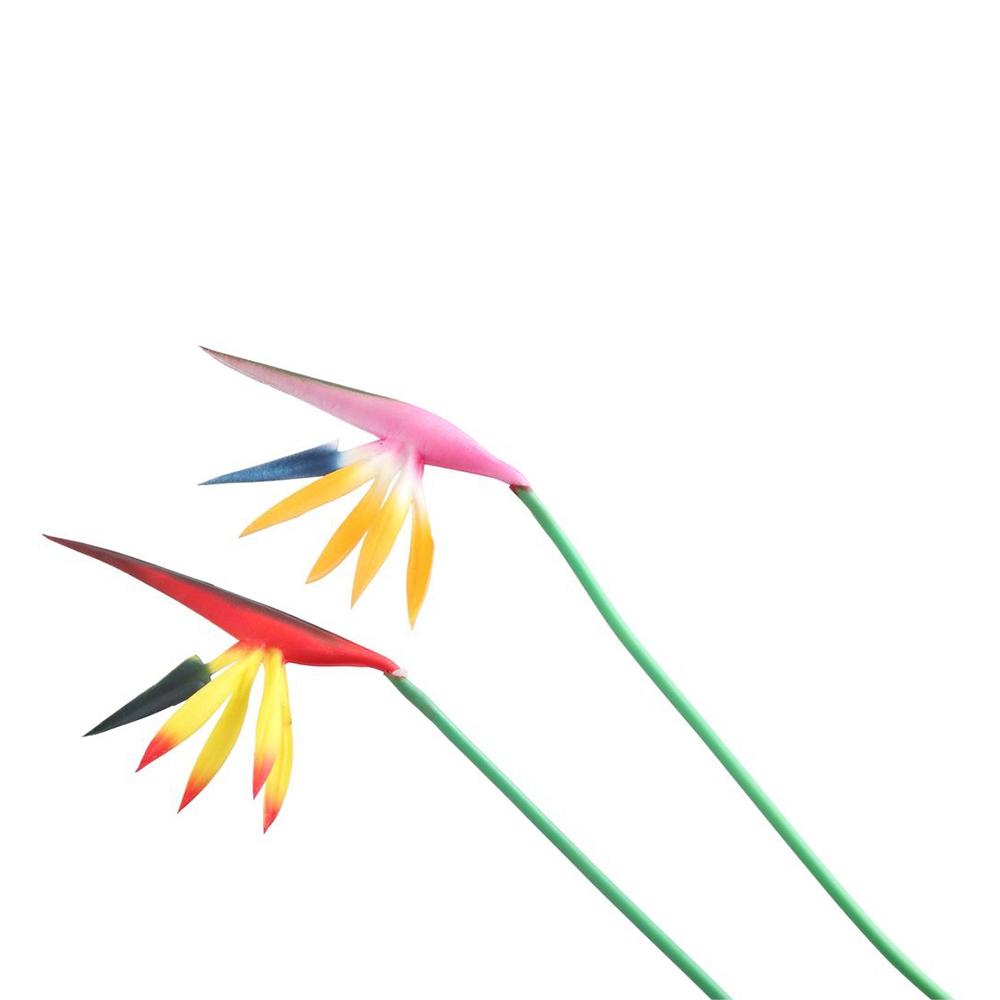 Stem Artificial Decorations Natural Nearly Latex Flowers Crane Artificial Flowers Tropical Flowers