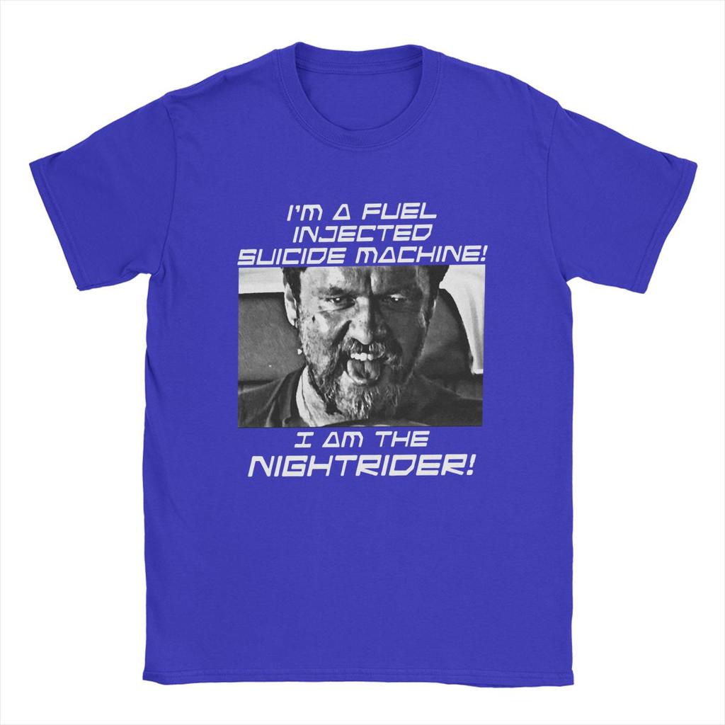 Hipster Nightrider Mad Max T-Shirts Herren Rundhals-T-Shirts aus reiner Baumwolle Kurzarm-T-Shirt Sommerkleidung