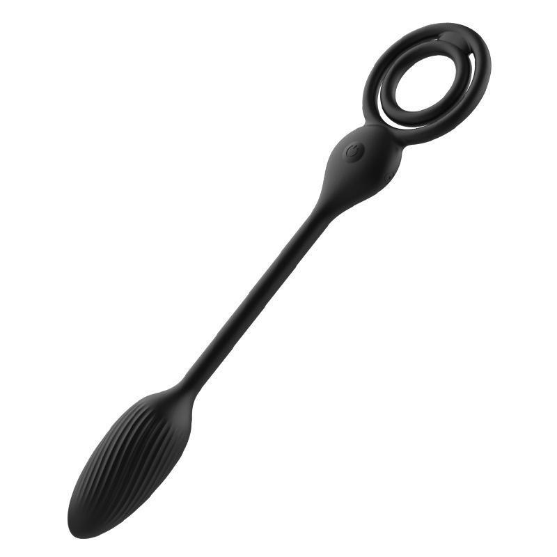Anal Vibrator for Men Male Delay Ejaculation Ring Buttplug Wireless Prostate Stimulator Massager Cock Rings Sex Toy for Couples