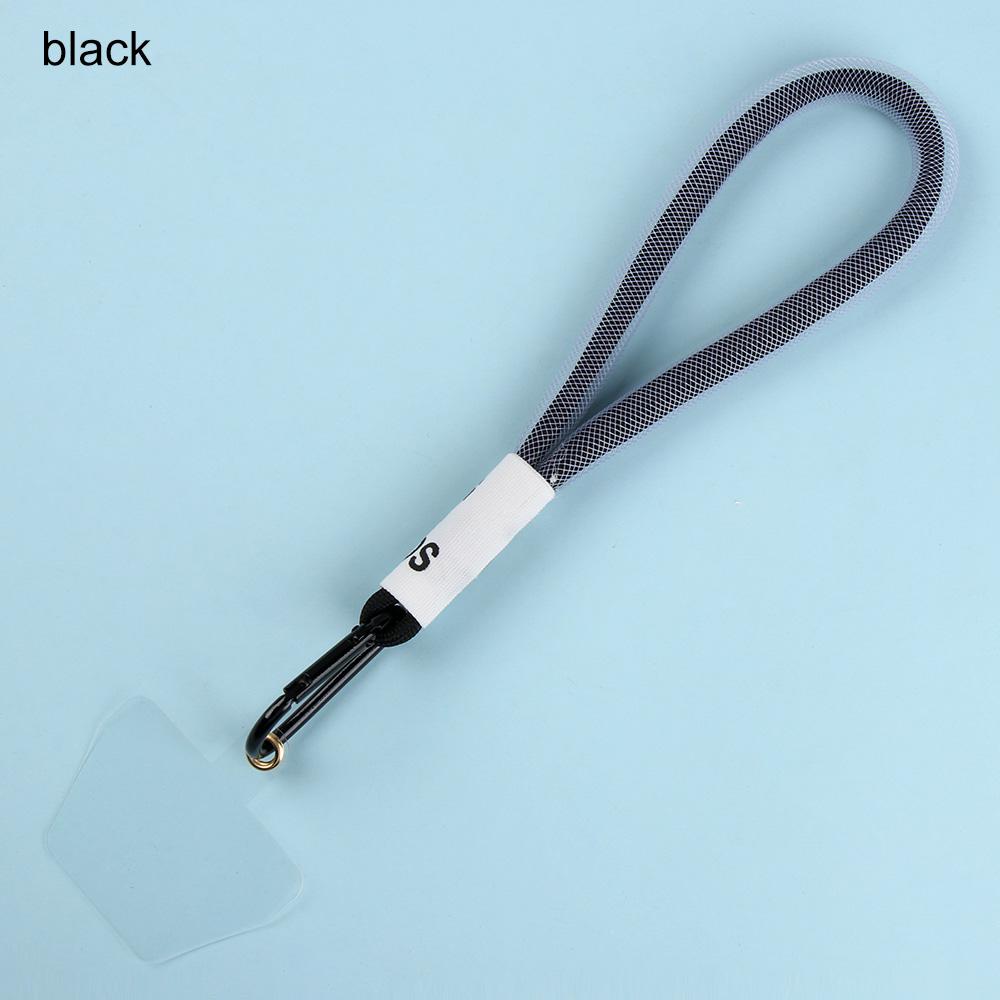 Portable Phone Lanyard Phone Hanging Rope Fashion Candy Color Phone Wrist Straps Nylon Anti-lost Rope Keychain Phone Accessories