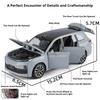 1:32 HONGQI H9 Leading Ideal L9 Toy Models Cars Alloy Light Sound Miniature Vehicles 6 Doors Opened Car Boys Educational Toys