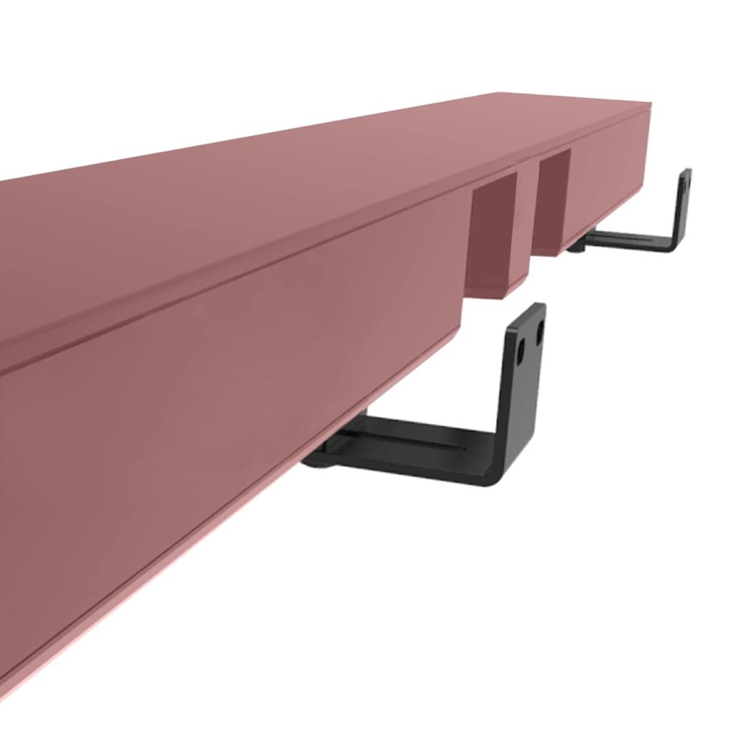Adjustable Wall Mount Bracket Set for Soundbar Space Saving L Shaped Sliding Soundbar Mount Maximize Your Room Potential