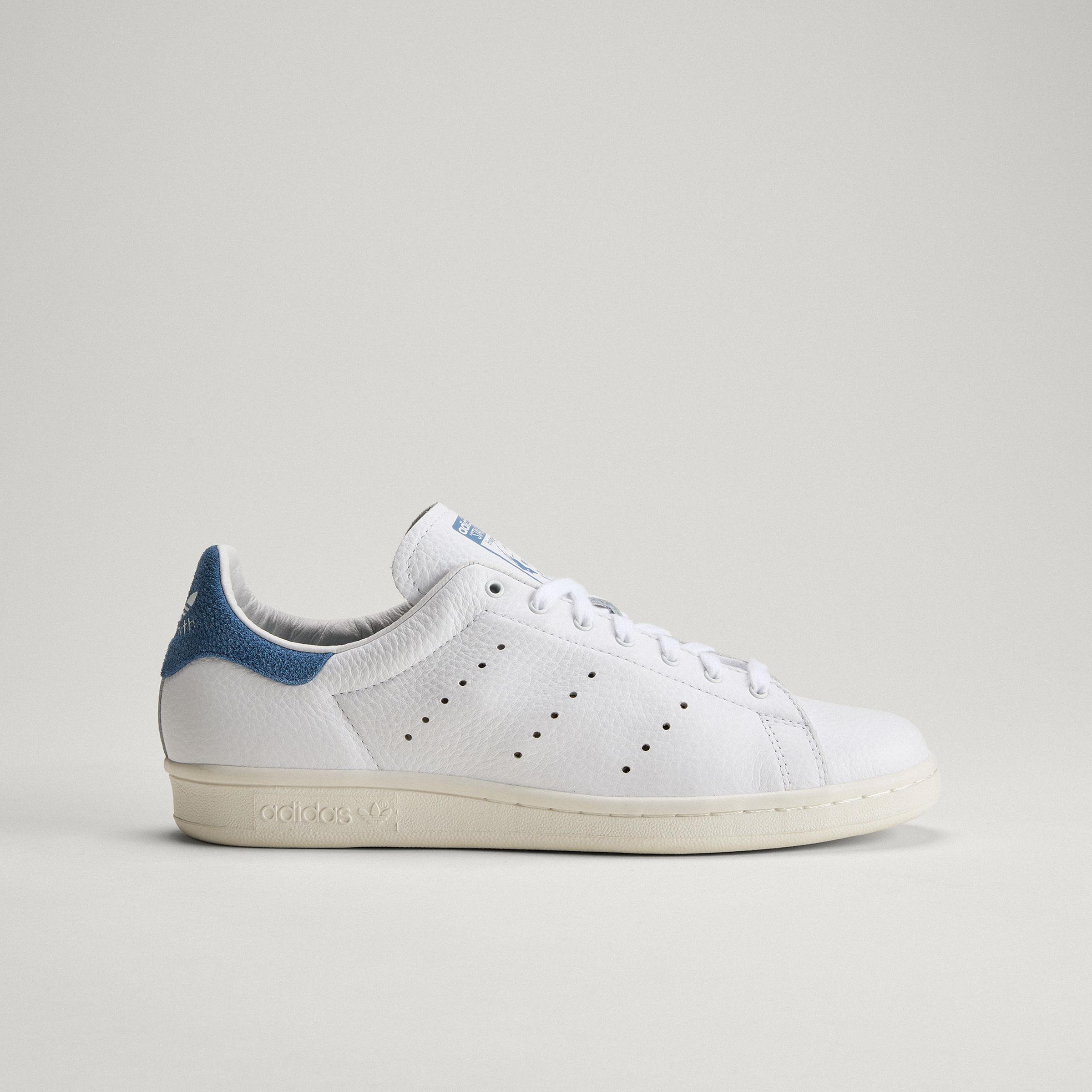 Adidas Originals Stan Smith 80s Skateboard Shoes Unisex White Blue 40