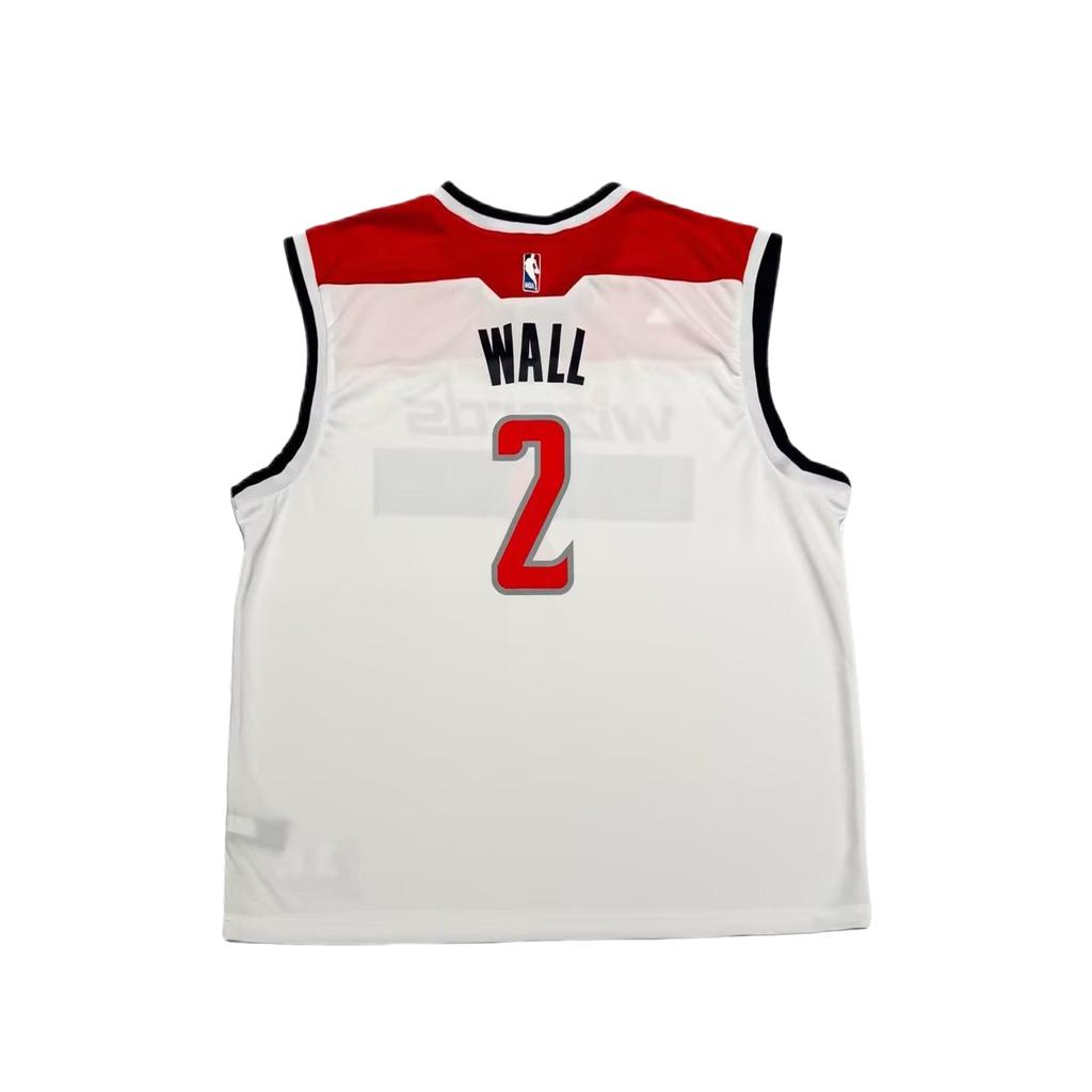 adidas NBA Wall Wizards 2 Sin Mangas Estampado Cómodo Camiseta de Baloncesto Unisex jersey 7818A-3W6-AEB1500