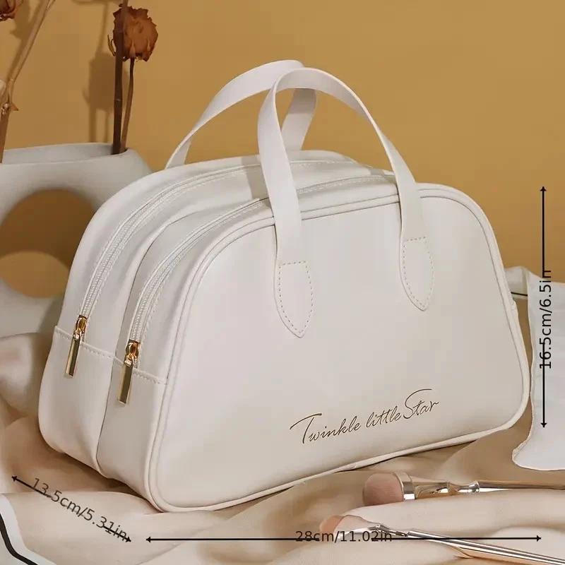 Large Capacity Toiletry Cosmetic Vanity Storage Pouch Travel Make-Up Cases Portable Makeup Bag Storage Bag
