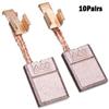 Carbon Motor Brushes Carbon Brushes 10Pairs CB-440 / CB-448 Carbon High Quality Electric Braking Of A Motor Brand New