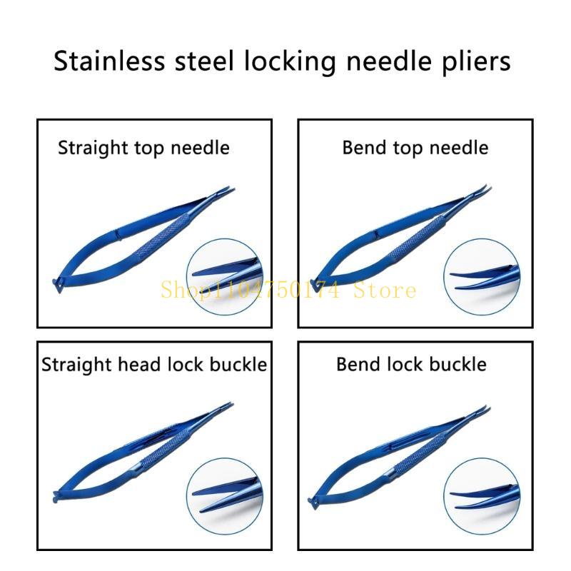 Stainless Steel Needle Holder Ligature Separators Placer Curved Tip Straight Tip for Sewing Cosmetic Surgical top sale