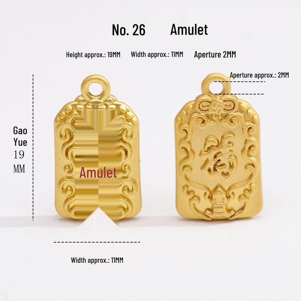 Year of the Horse High Color Retention Alloy Jewelry Accessories: Lucky Beaded Pendant Hand Rope Bracelet