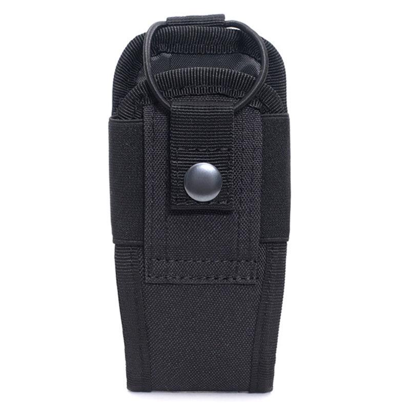 Multifunctional Tactical Walkie-Talkie Pouch with MOLLE Attachment