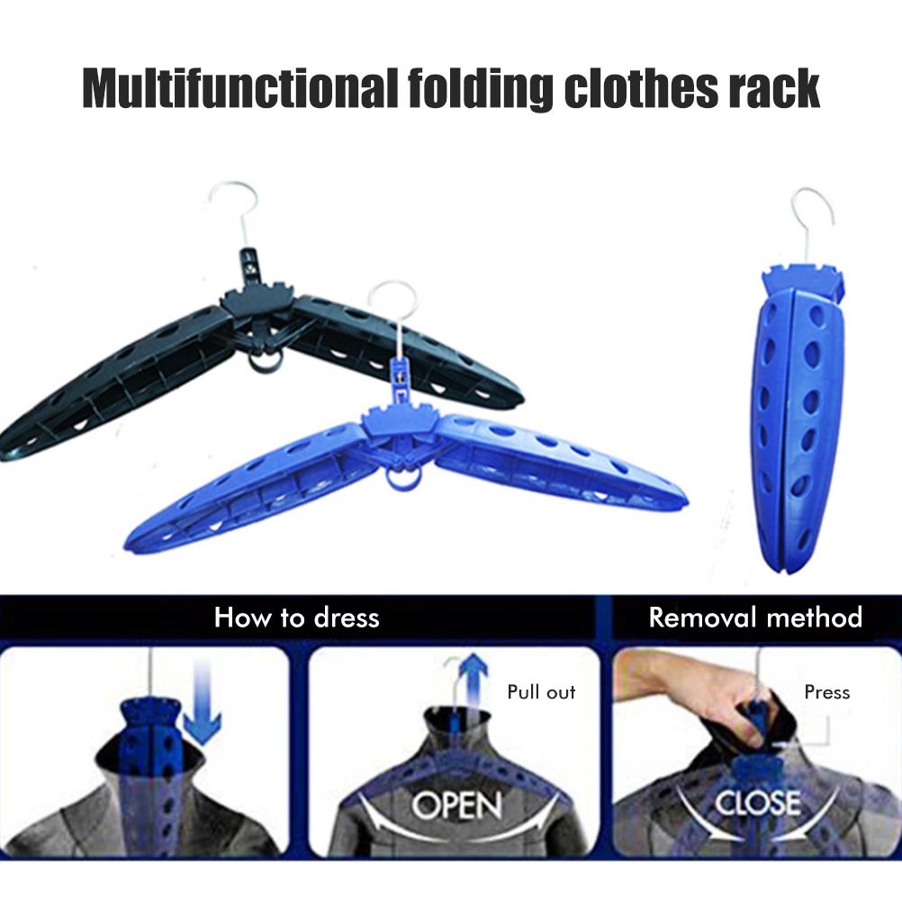 Wetsuit Hanger Diving Rack Drysuit Dive Boots Shoes Hanger Foldable Surfing Suit Hangers Folding