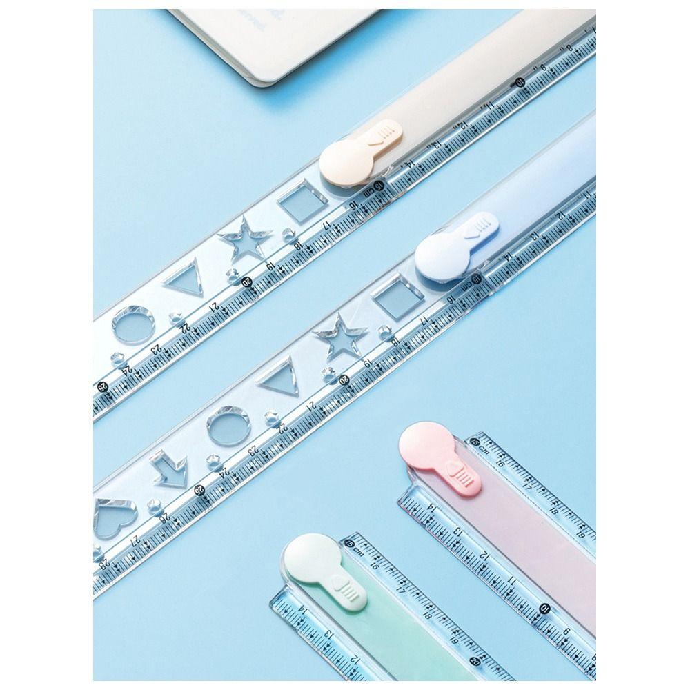 30CM Straight Ruler Clear Scale Geometric Drawing Ruler Durable Measuring Ruler  School Office