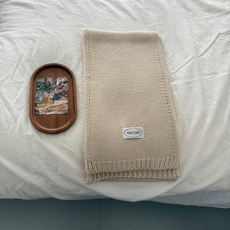 Luxury Thickened Wool Shawl Scarf: Versatile & Stylish INS Korean Design for Couples In Autumn/Winter