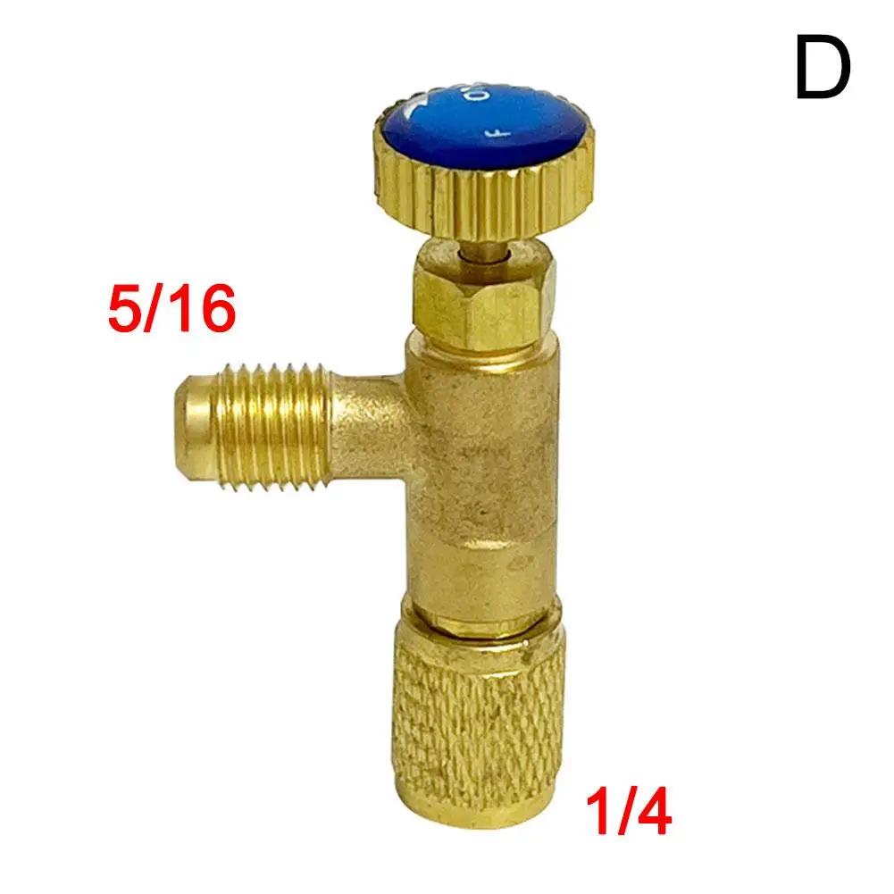 Liquid Safety Valve 1/4" Adapter For Air Conditioning Refrigerant - Air Conditioning Repair And Fluoride Safety Adapter G7K7