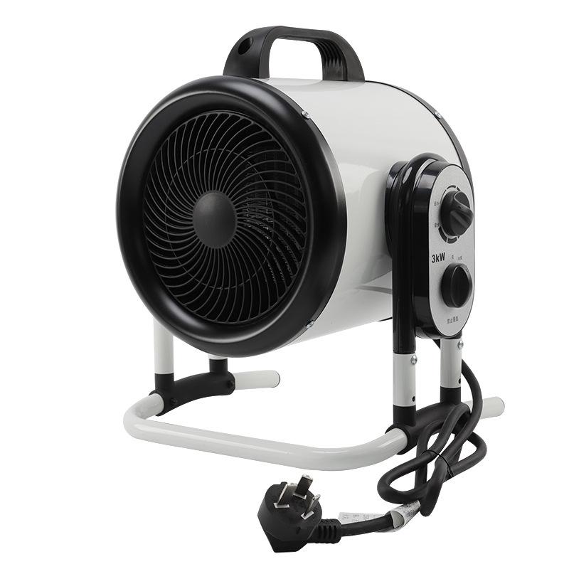 Мощный электрический тепловентилятор для быстрого обогрева ванных комнат