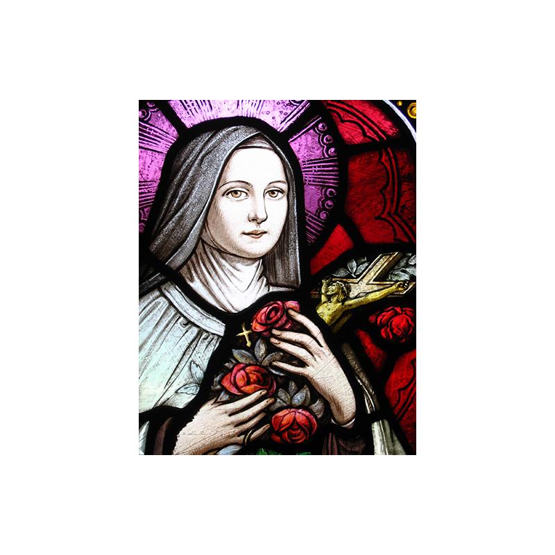 Catholic Patron Saint of Musicians Retro Canvas Painting Posters Print Religious Art Woman Pictures Room Home Wall Decor Cuadros