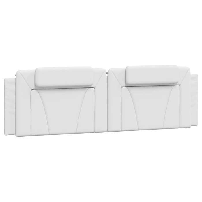 VidaXL Coussin de tête de lit blanc 180 cm similicuir 374805