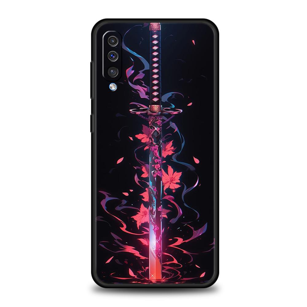 

Phone Case for Samsung Galaxy A56 A36 A26 A06 A16 A24 A36 A54 A14 A42 A22 A20 A12 A10 Soft TPU Shell The Sword Creative Pattern Samsung A20