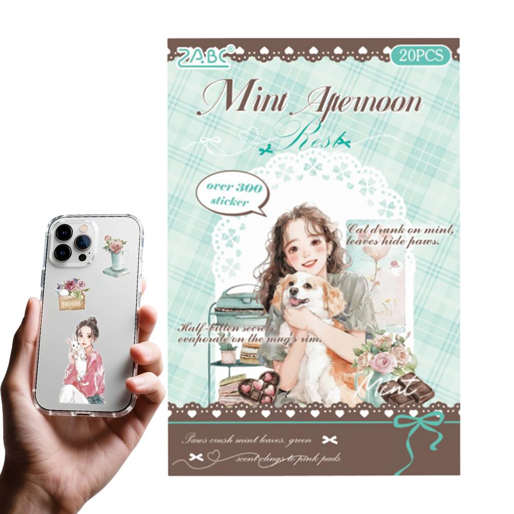 Journal Stickers Waterproof Aesthetic Cute Scrapbooking Supplies Journaling Stickers For Calendar Planner Laptop Notebook Phone