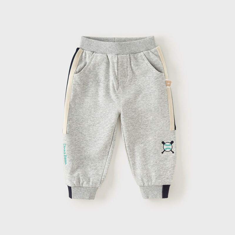 David Bella Boys  Stylish Pants Spring New Children s Casual Sports Pants Boys  Toddler Clothing Long Pants Light Gray [Ready in Stock] 130