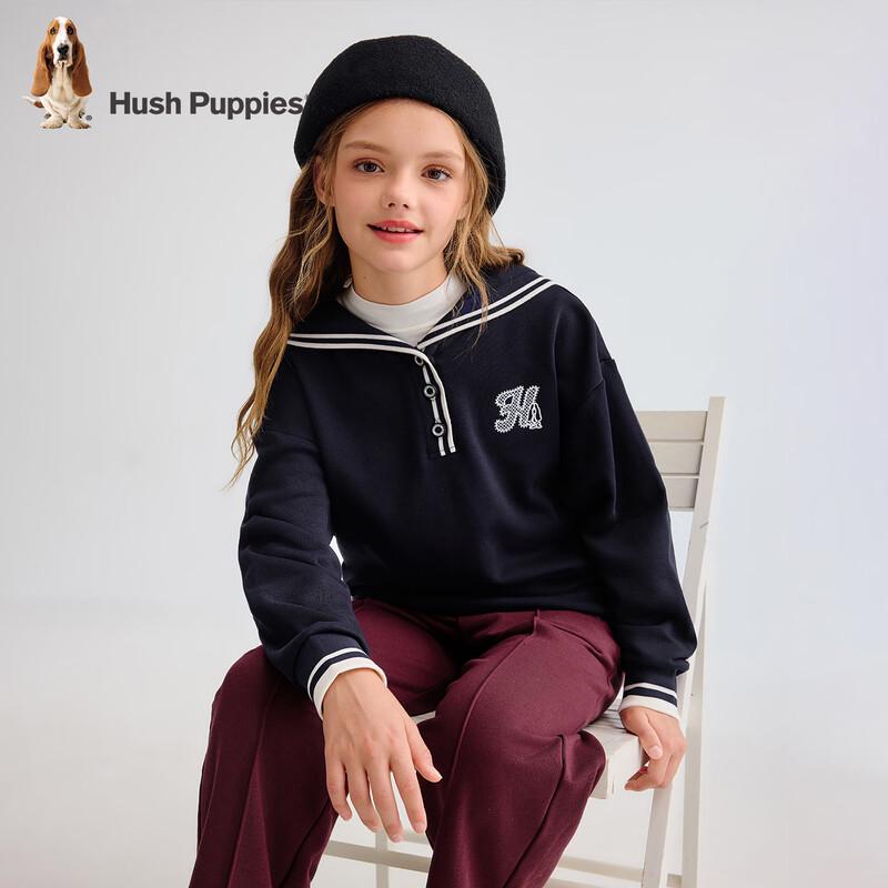 Hush Puppies Girls' Sweet Sailor Collar Pullover Sweatshirt