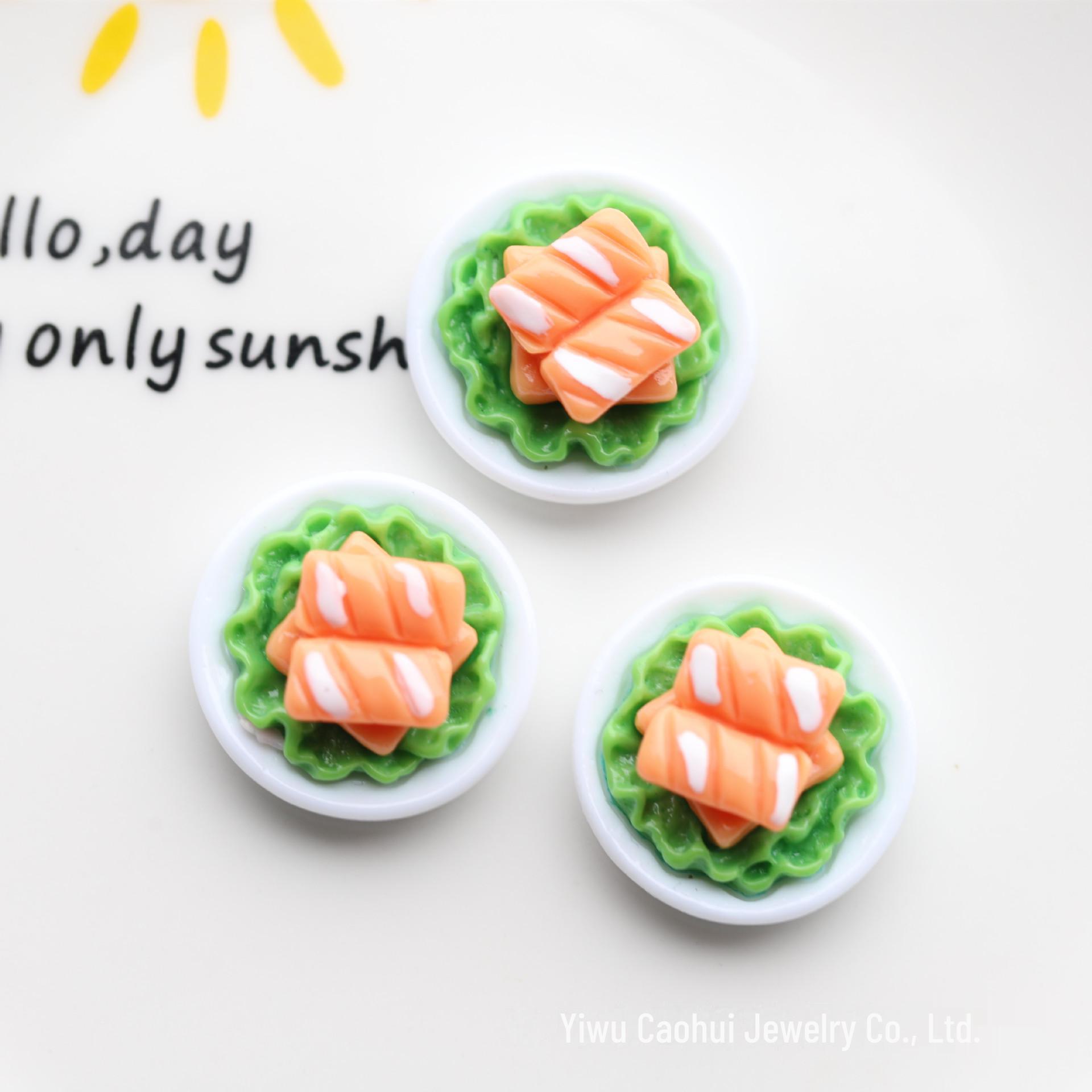 

Аксессуары для ювелирных изделий из смолы своими руками: Имитация блюд в горячем горшочке с детским говяжьим рулетом и ветчиной Approx. Size 2.2cm x 2.2cm