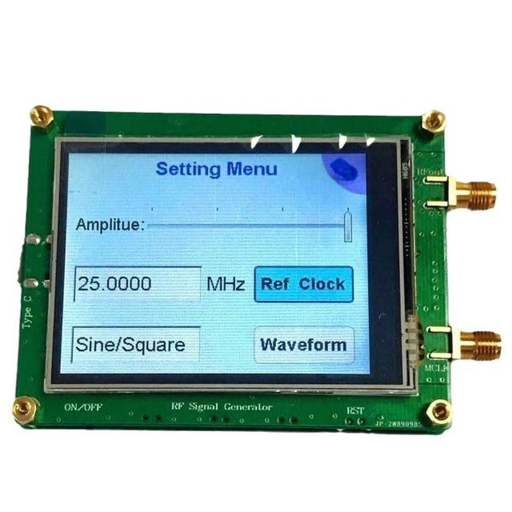 1pc 23.5-6000MHz Signal Generator 0.5PPM Low-noise Signal Source Touch Screen Instruments Parts Accessories