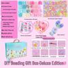 Beaded Toy Kit for Girls: DIY String Beads for Handmade Necklaces - Educational Birthday Gift