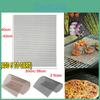 Grill 5pcs Bbq Mesh Nonstick Mat Reusable Sheet Heat Resistant Baking Cooking