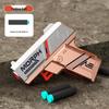 Mini Folding Soft Bullet Toy Gun for Boys - Rotating Range & Decompression Fun