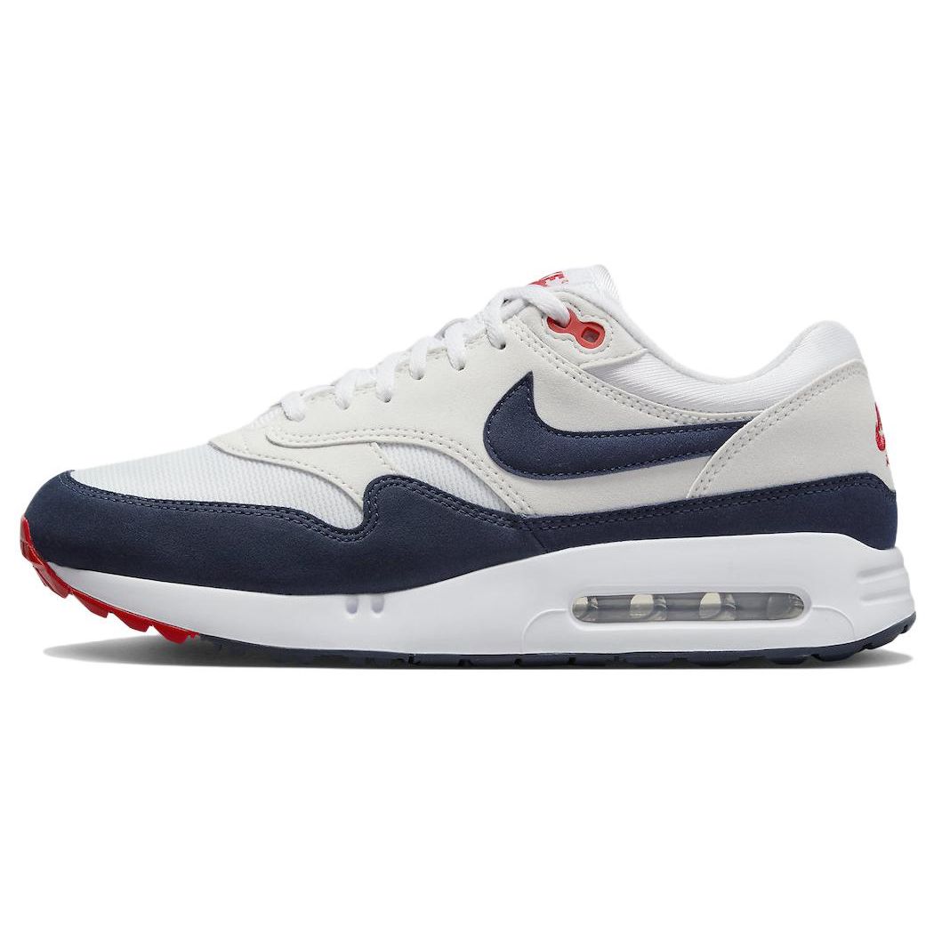 

Nike Men s Air Max 1 Golf Photon Dust White Track Red Midnight Navy DV1403-001 EU 38.5