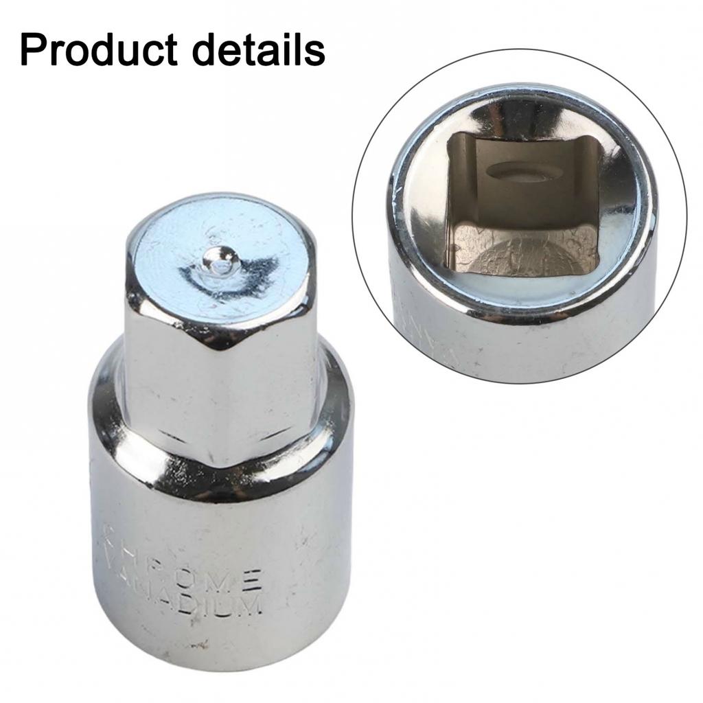 Professional 17mm Hex Socket Wrench Head Auto Repair Essential