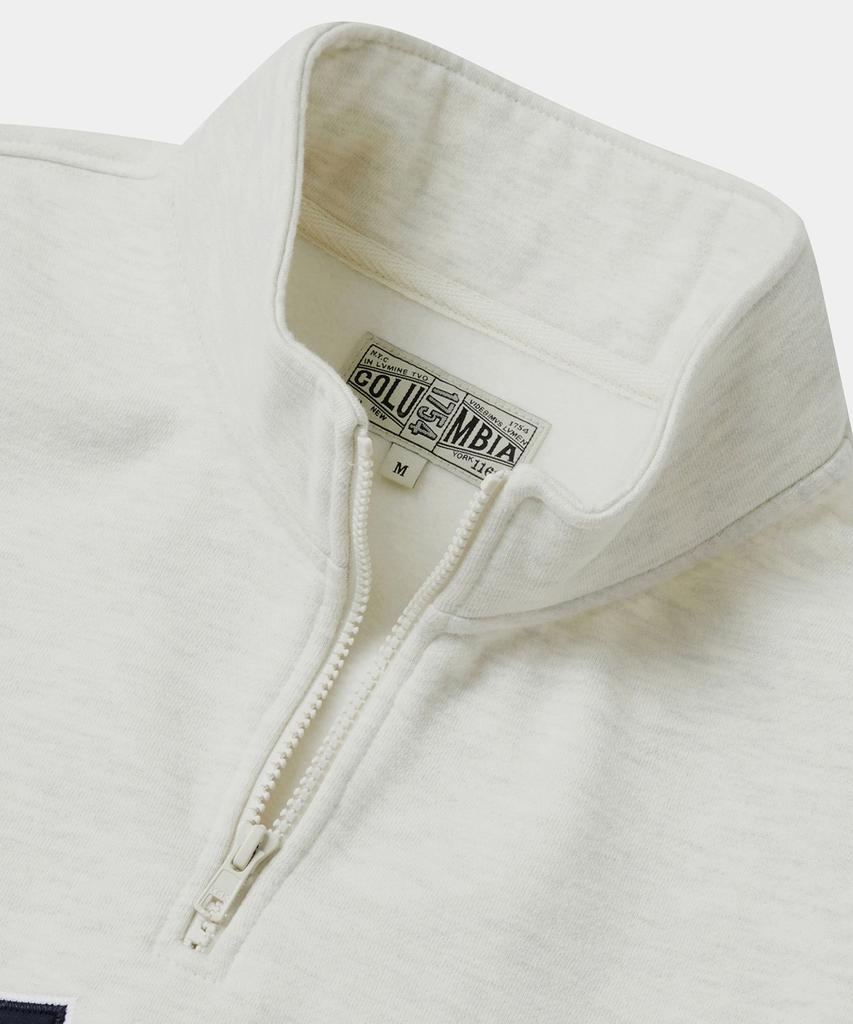 COLUMBIA UNIVERSITY Cu Big Arch H/Fleece H/Zip Sweatshirts Oatmeal