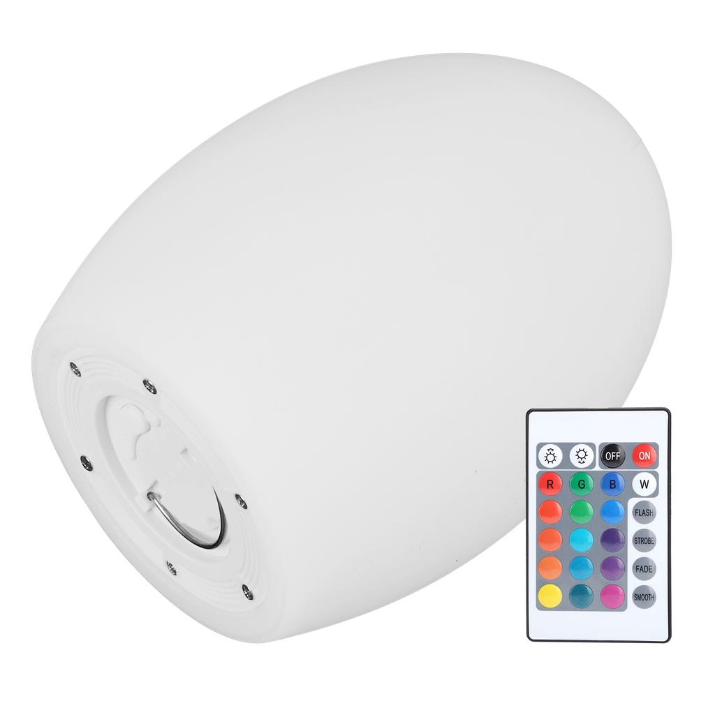 USB Charging LED 16 Colors Remote Control Night Light Outdoor Waterproof Lamp (14 X 19cm)