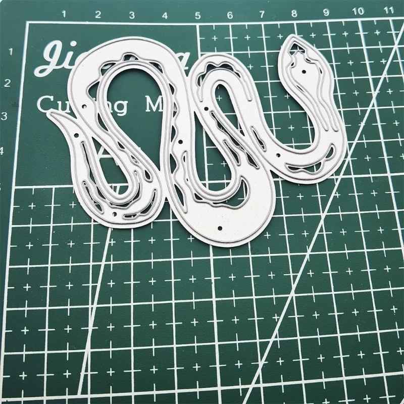 Curved Snake Metal Die Cuts Cutting Dies Cut Stencils for DIY Embossing Paper
