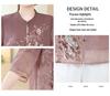 Stylish Chiffon Blouse: Chinese-Style Short-Sleeve Top for Middle-Aged Women