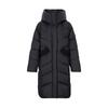 Women's 2025 Winter High-Neck Hooded Long Down Jacket