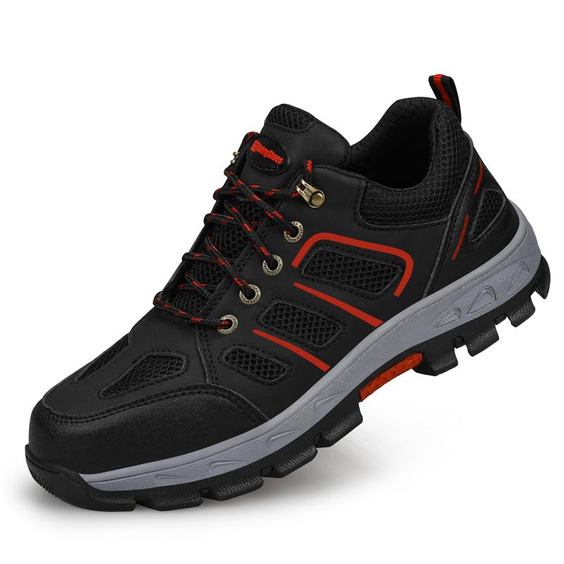 

Обувь для скалолазания для мужчин, противоударные, со стальным носком, неразрушаемые, нескользящие, со стальным носком, устойчивые к проколам, мужские ботинки 45