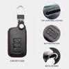 Leather Car Key Case For Toyota Camry Rav4 Highlander Land Cruiser Harrier 3 Button Smart Keyless Remote Control Protector Cover
